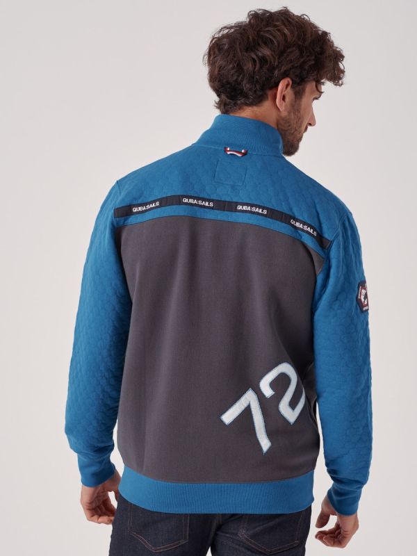 Talbert GREY X-Series Zip Sweatshirt | Quba & Co
