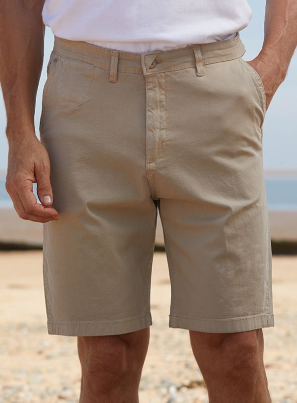 Tropical Chino Shorts - Stone | Quba & Co Summer Essentials