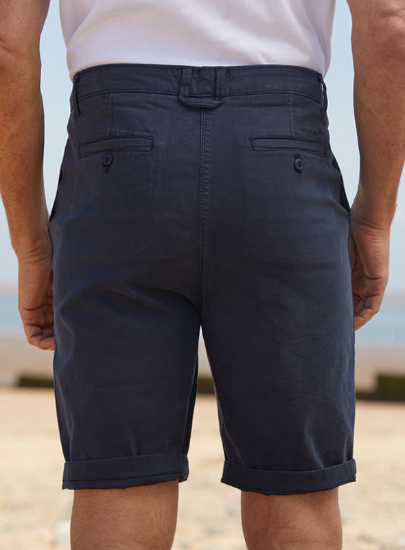 Tropical Chino Shorts - Navy