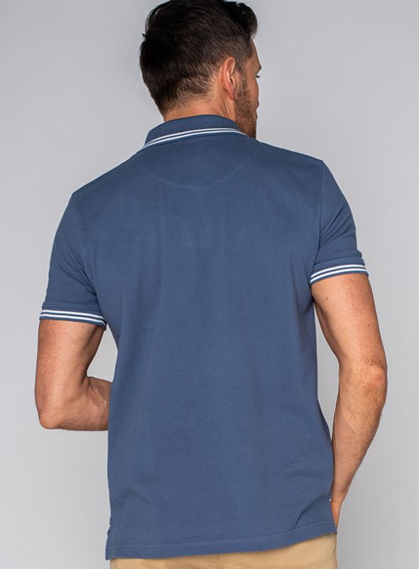 Duke Polo Shirt - China Blue