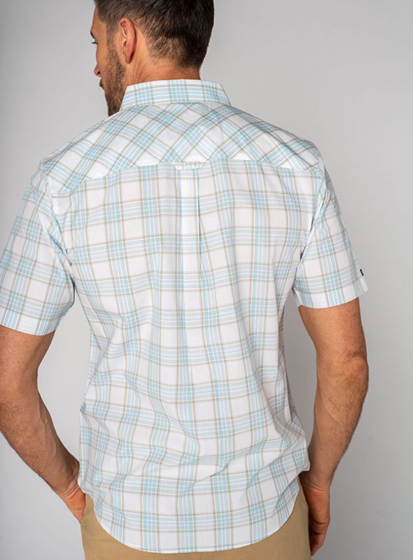 Buddy Short Sleeve Shirt - Mint Green | Quba & Co Men's Shirts