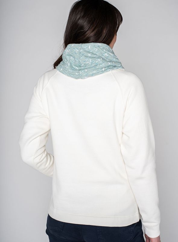 Saskia Cowl Neck Sweater - Foam White