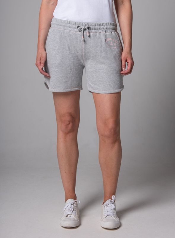 Tulip Loopback Shorts - Grey Marl | Quba & Co Womens Jeans, Trousers and Shorts