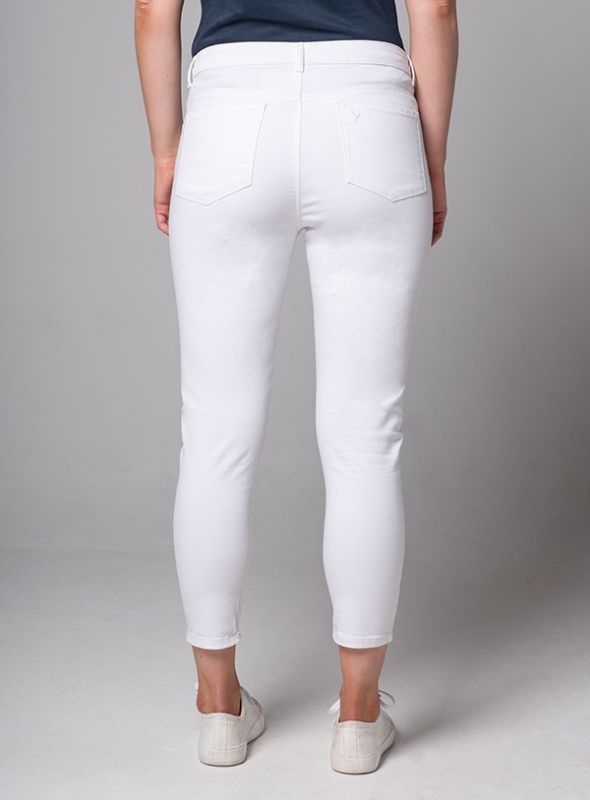 Suzan Cropped Trousers - Optic White