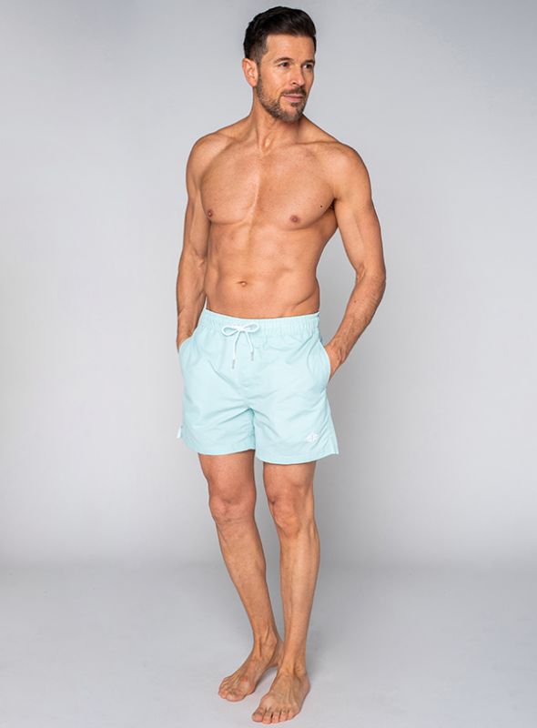 Shay Swim Shorts - Mint Green | Quba & Co Swimwear