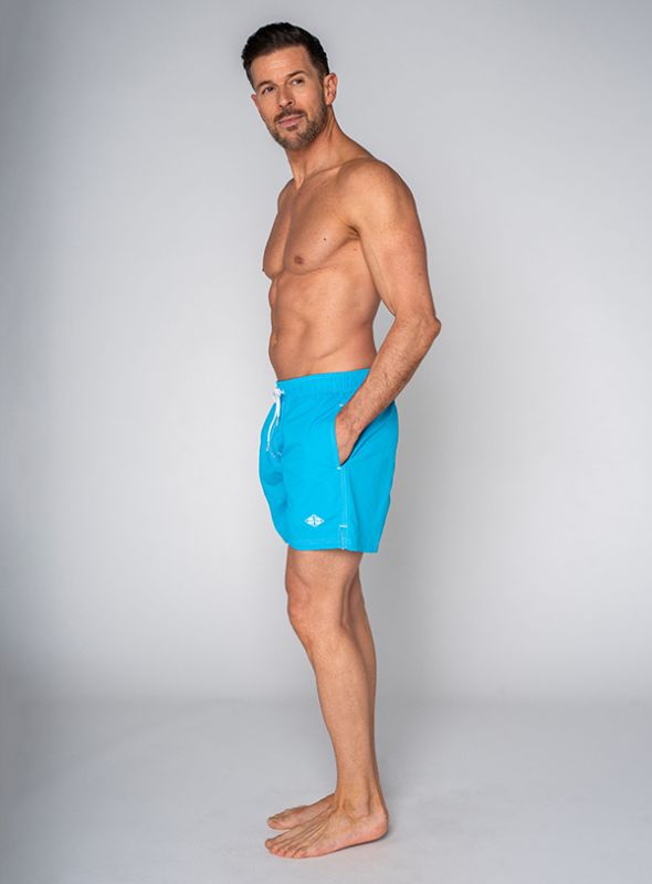 Shay Swim Shorts - Malibu Blue