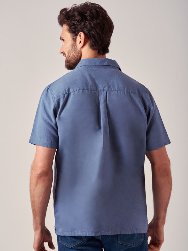 Westin BLUE Short Sleeve Shirt | Quba & Co