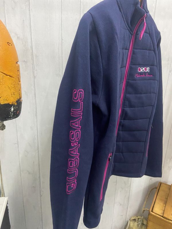 Deep Navy X-Series Zip Through Sweatshirt - Willet
