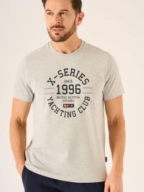 Allegro X-Series Graphic T-Shirt In Grey Marl