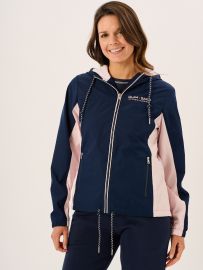 Araminta X-Series Showerproof Performance Jacket in Navy and Pink