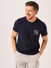 X-Series Dark Navy Textured Tee - Archy