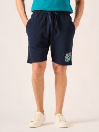 X-Series Fleece Shorts In Dark Navy - Warren