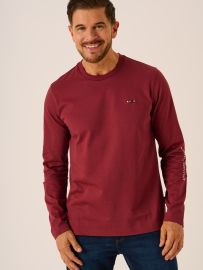 Dark Cherry Long Sleeved T-Shirt - Blenni
