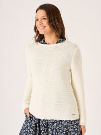 Browtin Tape Yarn Jumper White