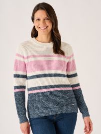 Multicoloured Space Dye Waffle Jumper - Bynes