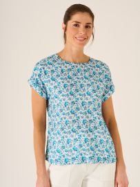 Danni Multicoloured Printed Woven Top 
