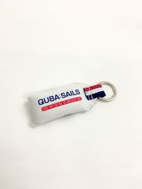 White Floating Keyring - Finney