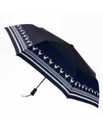 ladies umbrella, women's umbrella, umbrella, fold up umbrella, navy umbrella, quba umbrella