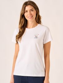 Deckchair and Parasol Embroidered T-Shirt - Isy
