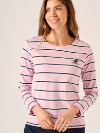Boat Neck Stripe Tee - Jos
