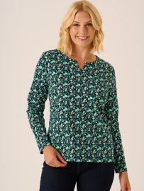 Louise Multicoloured Floral Print Long Sleeve T-Shirt