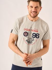 Grey Marl T-Shirt - Tenzin