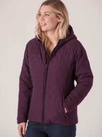 Valda Quilted Jacket - Purple
