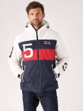 Quba Sails X-Series Waterproof Jacket in white navy and red
