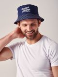 Bellagio NAVY Reversible Bucket Hat | Quba & Co