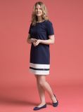 Cara Jersey Dress - Navy | Quba & Co Clothing