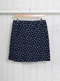 Chloe NAVY Woven Skirt | Quba & Co