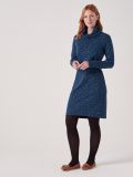 Clemence TEAL Cowl Neck Jersey Dress | Quba & Co