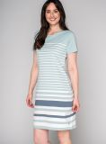 Elza Striped Dress - Seamist Green | Quba & Co Dresses and Skirts