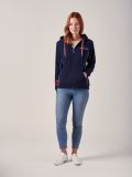 Fernanda NAVY X-Series Full Zip Sweatshirt | Quba & Co 