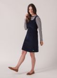 Freja Cord Pinafore Dress - Navy | Quba & Co Dresses and Skirts