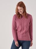 Genevieve PINK Cable Jumper | Quba & Co