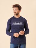 navy, graphic, embroidered, long sleeve, t-shirt, tee, top, basic