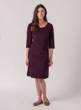 Guro Cord Long Sleeve Dress - Purple Berry | Quba & Co Dresses and Skirts