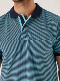 men's polo, blue, short sleeve polo, polo shirt, collar