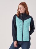 Impatien NAVY AQUA BLUE X-Series Softshell Jacket | Quba & Co