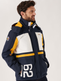 sailing jacket, coat, outerwear, navy, x-series, yellow, white, waterproof, sport