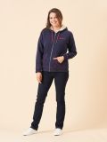 borg, borg lined, cosy hoodie, lined hoodie, womens hoodie, ladies hoodie, hoodie, navy hoodie, ladies navy hoodie, fleece lined hoodie, 