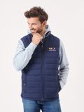 gilet, padded, teal, navy, layer, bodywarmer, outerwear, sporty, sport, x-series