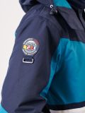 navy, teal, white, technical, fleece lined, hooded, sailing, jacket, coat, multi pockets, detachable hood, contrasting, features, x-series, sporty
