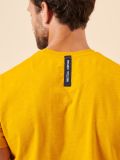 yellow, graphic, t shirt, tee, top, short sleeve, embroidery, mens, basic, bright, autumn