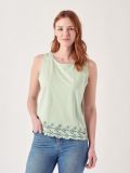 Lainey GREEN Embroidered Top | Quba & Co