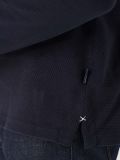 Men's, Textured, jaquard, t shirt, tee, top, Long sleeve, Navy, dark blue, Button up, half button,  gift for him