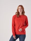 Lynette RED Logo Sweatshirt | Quba & Co
