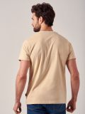 Magnum BEIGE Crew Neck T-Shirt | Quba & Co