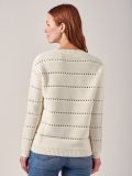 Mariana WHITE Textured Knit Jumper | Quba & Co